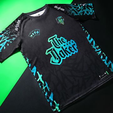 DC Comics - Maglia da collezione Joker nero verde
