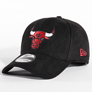 New Era - Faux Suede 39Thirty Chicago Bulls Cap 60565375 Nero