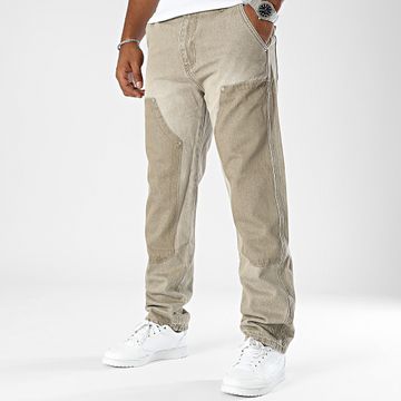 2Y Premium - Jeans beige dal taglio regolare