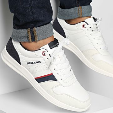 Jack And Jones - Scarpe da ginnastica Baron White Navy Blaze