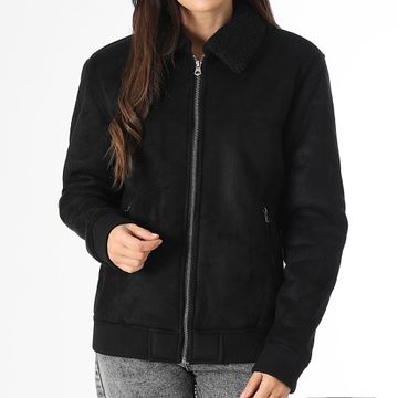 Classic Series - Giacca con zip nera da donna