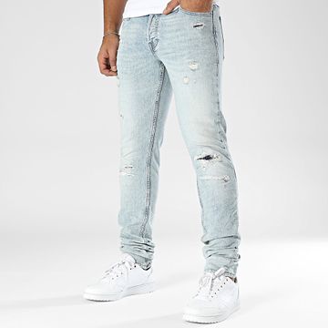 Jack And Jones - Glenn Slim Jeans lavaggio blu