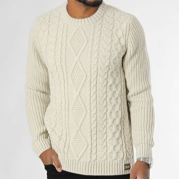 Superdry - Jacob Caleb - Maglia M6110638A Beige chiaro