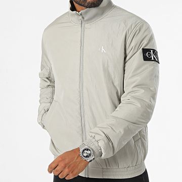 Calvin Klein - 5592 Giacca con zip grigio chiaro