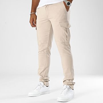 Jack And Jones - Marco Santiago Pantaloni Cargo Slim Beige