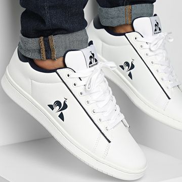 Le Coq Sportif - Cestini LCS Court Clean 2422853 Bianco Ottico Vestito Blu
