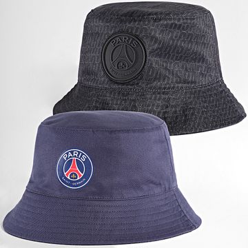 PSG - Bob reversibile Paris Saint-Germain P24112 blu navy nero