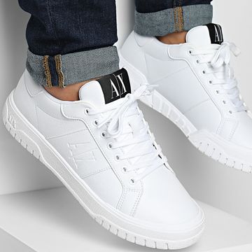 Armani Exchange - Cestini XM000128 AF10859 Bianco brillante