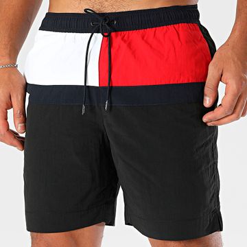 Tommy Hilfiger - Pantaloncini da bagno lunghi con coulisse 3311 nero