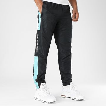 Sergio Tacchini - Abita 40814 Pantaloni da jogging a bande blu chiaro e nero