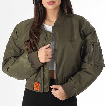 Bombers Original - Bomber donna Original Verde Khaki