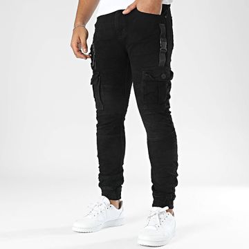 MTX - Pantaloni Cargo Slim Jeans neri