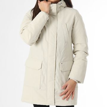 Tommy Jeans - Parka tecnico da donna in piuma d'oca 8866 Beige