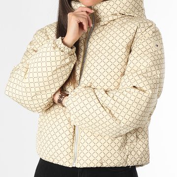 Tommy Hilfiger - Piumino donna con cappuccio New York 3524 Beige