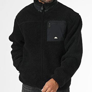 Ellesse - Viterbo Giacca Sherpa con zip SHX21082 Nero