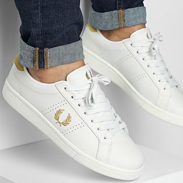 Fred Perry - B721 Pelle B6312 Maiale Sneakers a nido d'ape