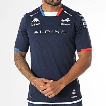 Kappa - Maglietta Kombat 2024 Ocon Alpine F1 381Z62W blu navy