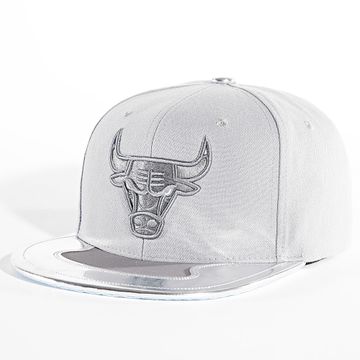 Mitchell and Ness - Giorno 11 Chicago Bulls NBA Snapback Cap HS8033 Grigio Argento