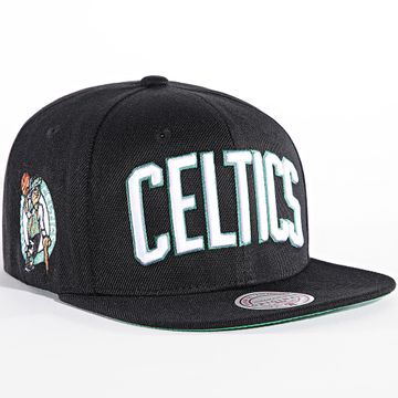 Mitchell and Ness - Boston Celtics Triple Play Snapback Cap HS8576 Nero