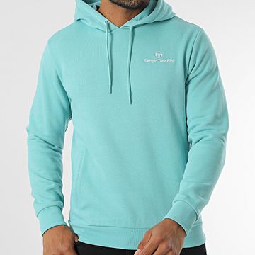 Sergio Tacchini - Felpa con cappuccio Lobby 024 41097 blu turchese