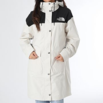 The North Face - Giacca a vento lunga da donna Reign On A8BCJ Ecru Nero