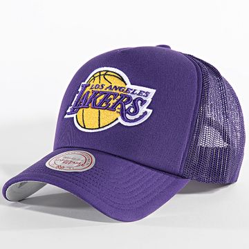 Mitchell and Ness - Cappello Trucker Evergreen Lakers HT8032 Viola