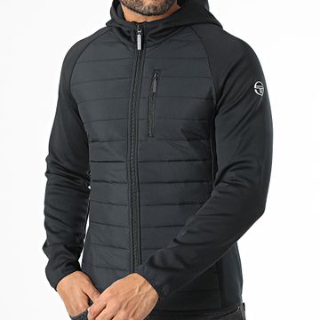 Sergio Tacchini - Esperto 40709 Giacca nera con cappuccio e zip