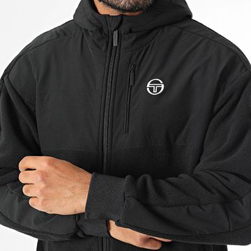 Sergio Tacchini - Innsbruck 40761 Giacca nera con cappuccio e zip