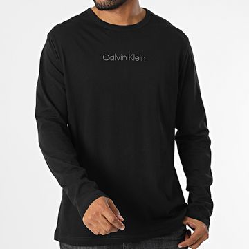 Calvin Klein - Maglietta a maniche lunghe NM2771E Nero