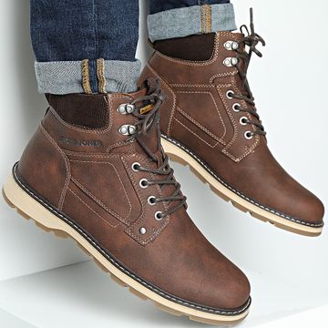 Jack And Jones - Stivali Stratford Pietra Marrone