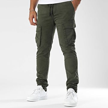 KZR - Pantaloni Cargo verde cachi