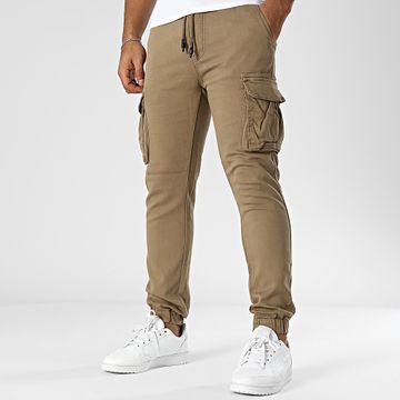 KZR - Pantaloni cargo beige scuro