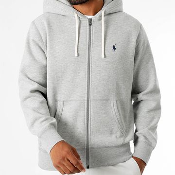 Polo Ralph Lauren - Felpa con cappuccio e zip - Grigio scuro