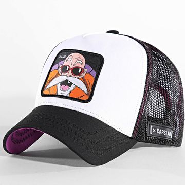 Capslab - Kame Cappello Trucker Nero Bianco