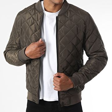Kymaxx - Giacca bomber verde kaki