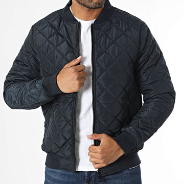 Kymaxx - Giacca bomber blu navy