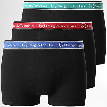 Sergio Tacchini - Confezione da 3 boxer 92892530 Nero