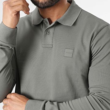 BOSS - Polo a maniche lunghe Passerby 50507704 Grigio