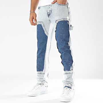 2Y Premium - Jeans slim con lavaggio blu