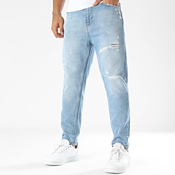 2Y Premium - Jeans slim in denim blu