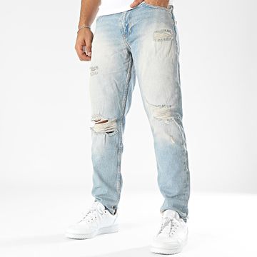 2Y Premium - Jeans slim in denim blu