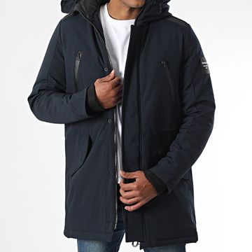 Classic Series - Parka con cappuccio Baryo blu navy