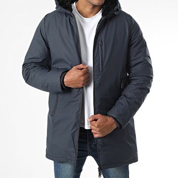 Classic Series - Parka con cappuccio Laurel blu navy