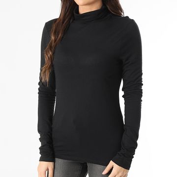 Only - Maglietta a maniche lunghe da donna Suma Woolblend Nero