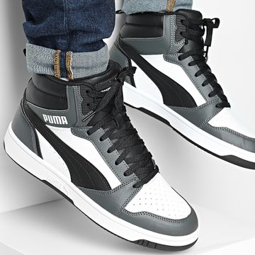 Puma - Scarpe da ginnastica Rebound V6 392326 Puma Bianco Puma Nero Grigio