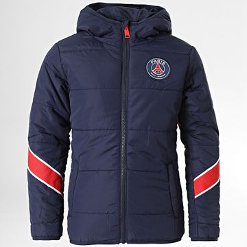 PSG - Cappotto con cappuccio per bambini P24141 blu navy