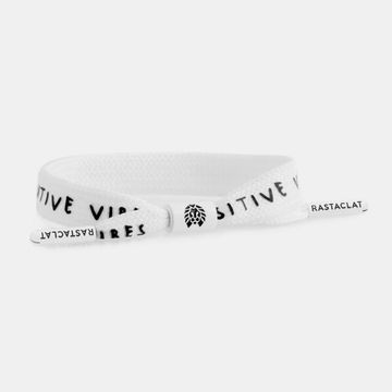 Rastaclat - Bracciale bianco Positive Vibes