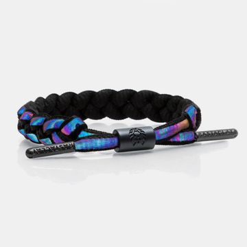 Rastaclat - Bracciale Void Med nero riflettente iridescente