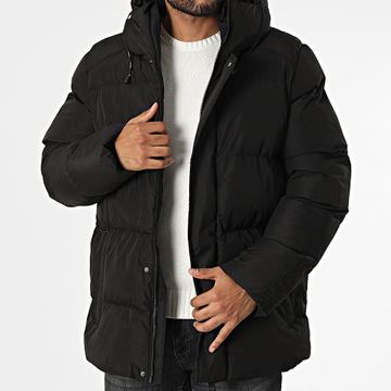 Superdry - 5 Baffle Giacca sportiva con cappuccio M5011901A Nero