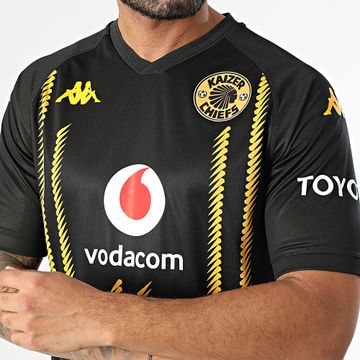 Kappa - Maglia da calcio Kombat Kaizer Chiefs 361U8NW Nero